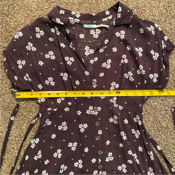 Kimchi Blue Lucy Floral Printed Shirt Dress Size XS - Picture 14 of 15